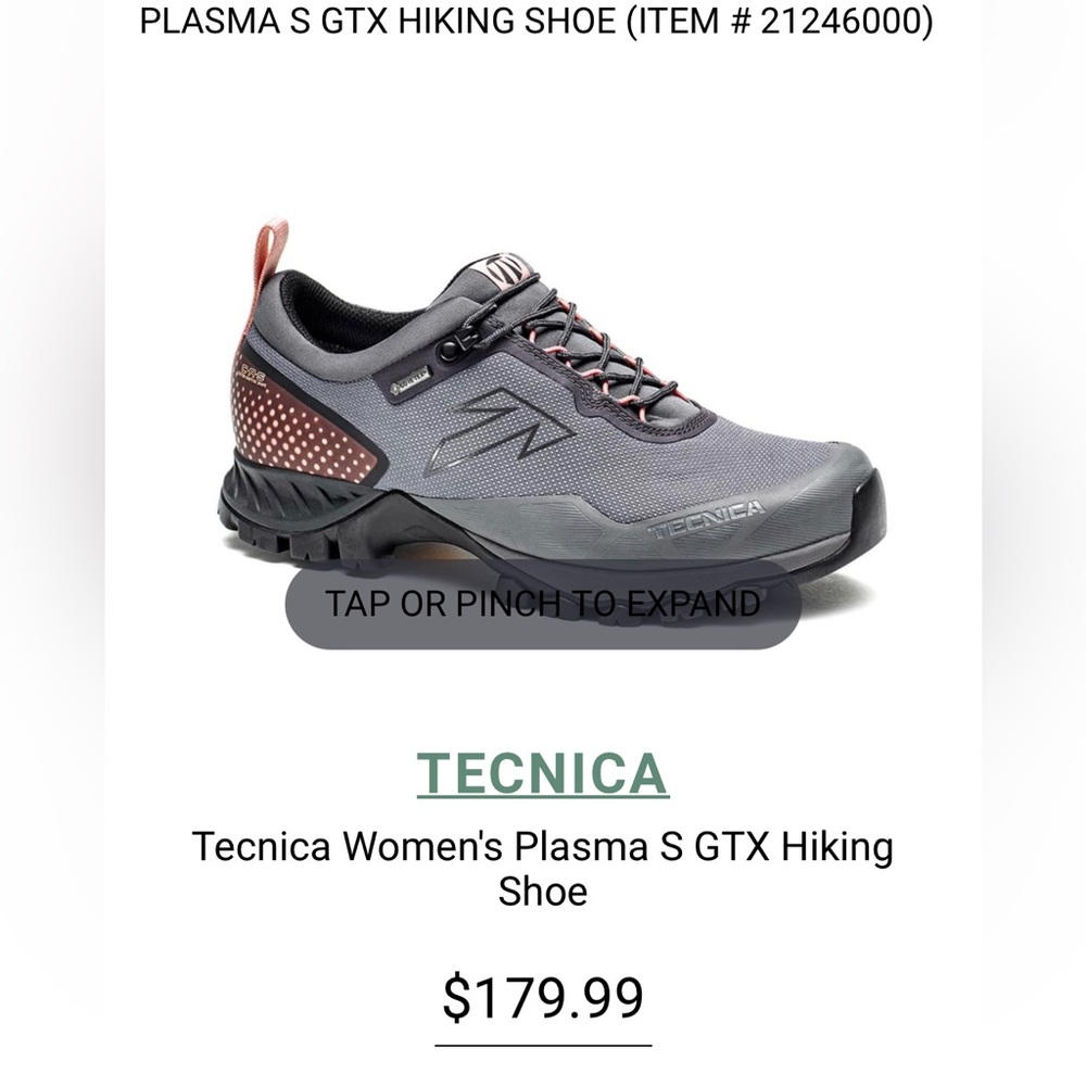 Tecnica women’s water proof hiking shoes